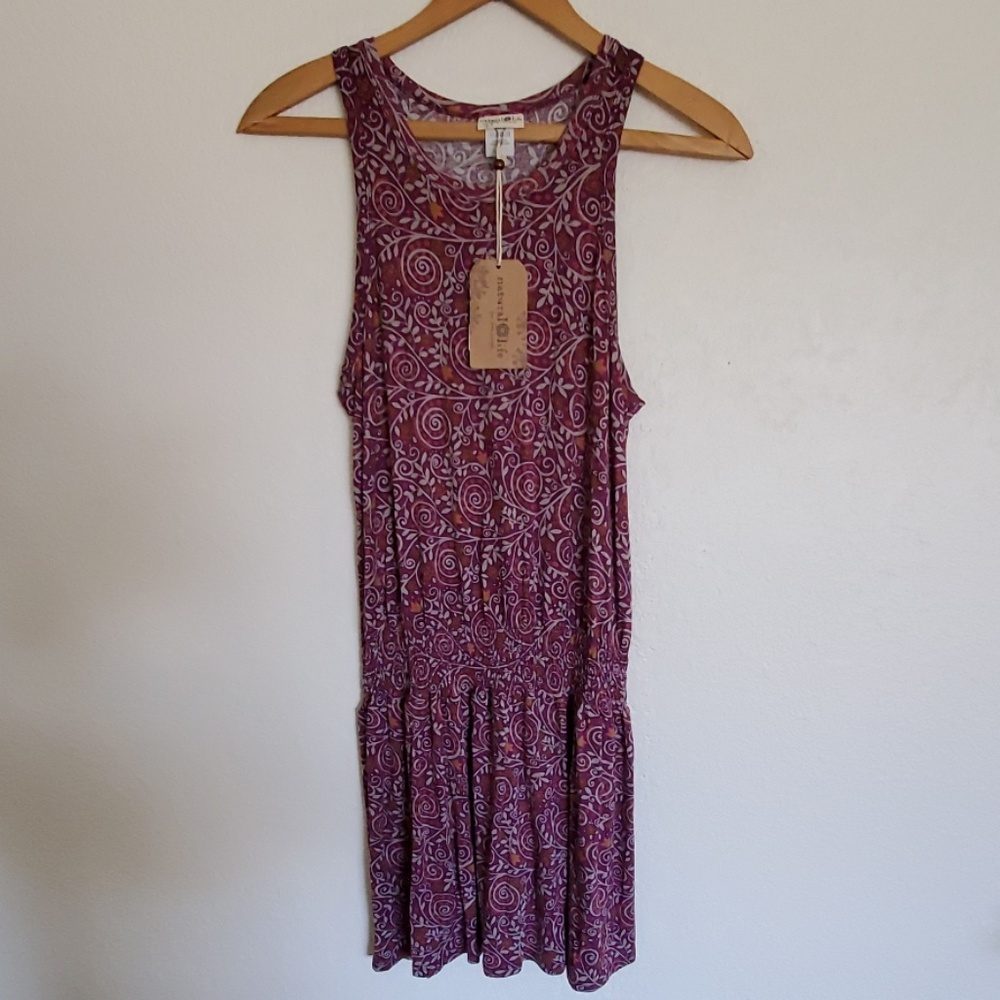 Natural Life drop waist floral dress M